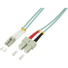 LogiLink Patchcord światłowodowy, OM3, 50/125, LC-SC, 1m (FP3LS01)