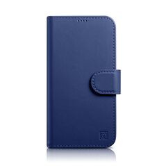 iCarer Wallet Anti-RFID 2in1 Apple iPhone 14 blue