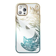 Kingxbar Phoenix Swarovski Apple iPhone 14 gold-blue