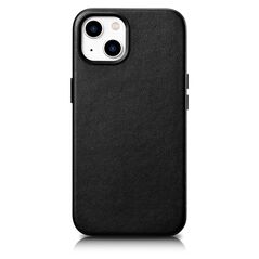 iCarer Case Leather MagSafe Apple iPhone 14 Plus / 15 Plus black