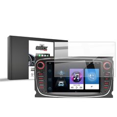 Ceramic GrizzGlass CarDisplay Protection car radio Android 2DIN 7" Ford