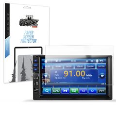 Matte GrizzGlass CarDisplay Protection car radio Android Bluetec BC9000 2 DIN 7"