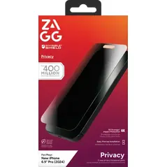 ZAGG InvisibleShield Glass Elite Privacy Apple iPhone 16 Pro Max