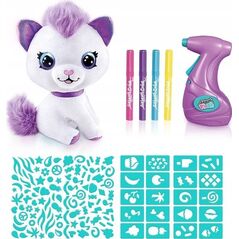 BigBuy Carnival AIRBRUSH PLUSH with airbrush Kitty, 25 cm