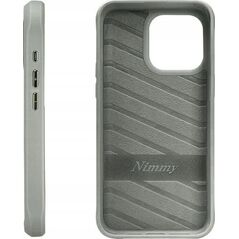 Nimmy iPhone 15 Pro Max 6.7" case gray/grey Glasses Cool Cat