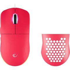 Rampage BLINK myszka gamingowa przewodowa USB, 12800 DPI, RGB, sensor optyczny, różowa
