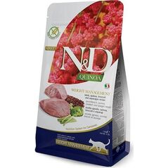 Farmina FARMINA N&D CAT QUINOA WEIGHT MANAGEMENT LAMB & BROCCOLI - sucha karma dla kota - 5kg