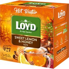 LOYD Herbata Loyd Hot Winter cytryna miód piramidki 15tb
