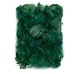DP Craft PiĂłrka dekoracyjne 5-12 cm Dark Green CEPI-024