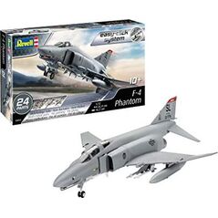 Revell Revell Easy-Click 03651 F-4 Phantom - zestaw modelarski dla początkujących z systemem Easy-Click, wielokolorowy