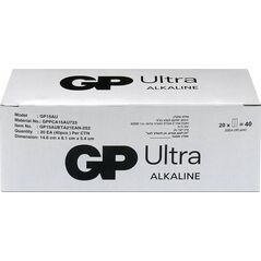 GP Recyko Bateria alkaliczna AA / LR6 GP Ultra Alkaline G-TECH - 40 sztuk