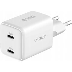 Ładowarka Yenkee Ładowarka sieciowa USB C 2x18W 3A Power delivery 3.0 QC3.0 Biała