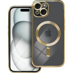 OEM Futerał ELECTRO MAG COVER kompatybilny z MagSafe do IPHONE 15 złoty