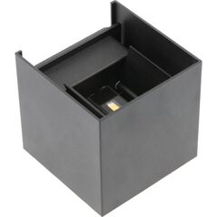 Lampa sufitowa GTV Oprawa LED MISSOURI-K, 7W,540lm IP54,IK08,4000K,kwadrat,czarny LD-MISS7WKC-NB
