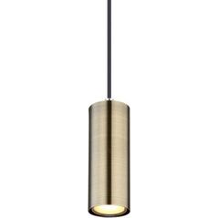 Lampa wisząca Globo Wisząca lampa Robby 57911HM do sypialni mosiądz czarna
