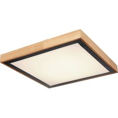 Lampa sufitowa Globo Sufitowa lampa drewniana Bruno 41764-24Q LED 24W eko