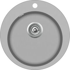 Zlewozmywak Aquasanita Clarus SR100, korek automatyczny, 220 Argent