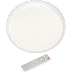 Lampa sufitowa Milagro Lampa sufitowa z tworzywa sztucznego biała Milagro CRUZ ledowa ML4219