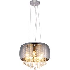 Lampa wisząca Globo KALLA glamour chrom  (15809H)