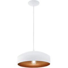 Lampa wisząca EGLO Lampa wisząca MOGANO 1 biała (94606 - EGLO) - żyrandol