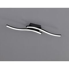 Lampa sufitowa Trio RL Lampa przysufitowa ledowa czarna do salonu Trio RL ROUTE R62472132