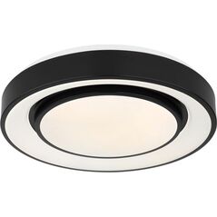 Lampa sufitowa Globo Nowoczesny plafon czarny Globo SULLY LED Ready 41368-24