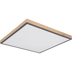 Lampa sufitowa Globo Skandynawska LAMPA sufitowa DORO 416080WD3 Globo ekologiczny plafon LED 36W 3000K do gabinetu drewno