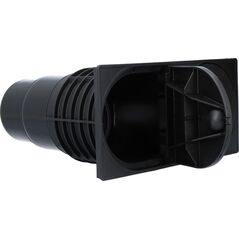 HL Wpust rynnowy z koszem osadczym, rewizją i klapą zapachową, odpływ DN110/125 dla rynien/rur spustowych 50,75,90,100,110,120mm