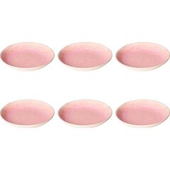 Novastyl ROSE&TULIPANI CONCERTO FUSE ROSA Zestaw 6 talerzy do zupy 21 cm