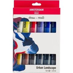 Artequipment TALENS AMSTERDAM ZESTAW 12X20ML URBAN LANDSCAPE uniw