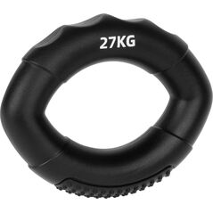 Rebel Silikonowy ściskacz do rehabilitacji rąk, 0 - 27 kg , czarny , REBEL ACTIVE