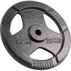 Rebel Obciążenie żeliwne 20kg, otwór 31mm, talerz z uchwytami, REBEL ACTIVE