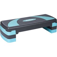 Rebel Step do aerobiku i ćwiczeń fitness, 3 stopnie, szaro-niebieski, REBEL ACTIVE
