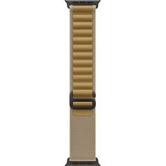 Apple APPLE 49mm Tan Alpine�Loop -�Medium - Black Titanium Finish
