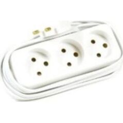 MicroConnect GRUELU 3 gniazda 5 m biała (GRUELU3H050)