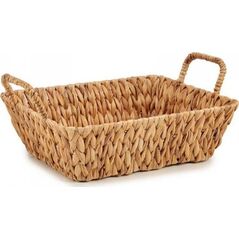 Gift Decor Dekoracja na Stół Z uchwytami Metal Brązowy Hiacynt Wodny (28,5 x 16 x 41,5 cm)