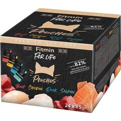 Fitmin  Cat For Life pouch multipack 24x85g