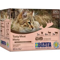 Bozita Bozita Cat Multibox z mięsem w galaretce saszetki 12x85g
