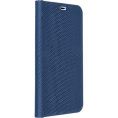 OEM Kabura LUNA Book Carbon do IPHONE 15 niebieski