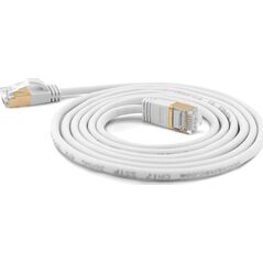Wantec Wantec wW Patch CableCat.7 RohCable extra thin (plug CAT6A) SSTP white 0,25m (7115)