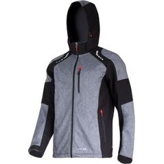 Lahti Pro Kurtka Softshell z Kapturem Szaro-czarwona L (L4092303)