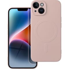 OEM Futerał SILICONE MAG COVER kompatybilny z MagSafe do IPHONE 14 różowy