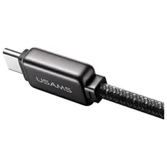 USAMS US-SJ744 cable USB-C / USB-C 100W 1.2m Zinc Alloy Fast Charging Data Cable Meteor Series