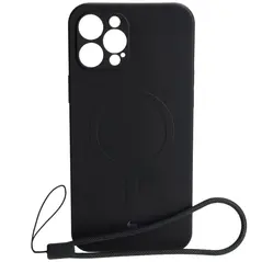 Bizon Case Silicone Magnetic Apple iPhone 12 Pro Max black