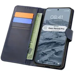 Bizon Case Pocket Oppo Reno 12 Pro navy blue