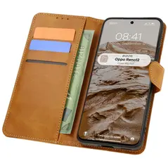 Bizon Case Pocket Oppo Reno 12 brown