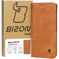 Bizon Case Pocket Pro Oppo A79 5G brown