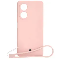 Bizon Case Silicone Oppo A58 4G light pink