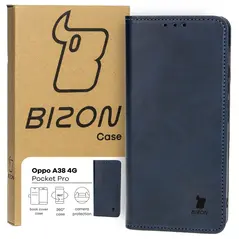 Bizon Case Pocket Pro Oppo A38 4G navy blue