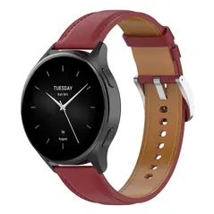Bizon Strap Watch Casual 22 mm maroon